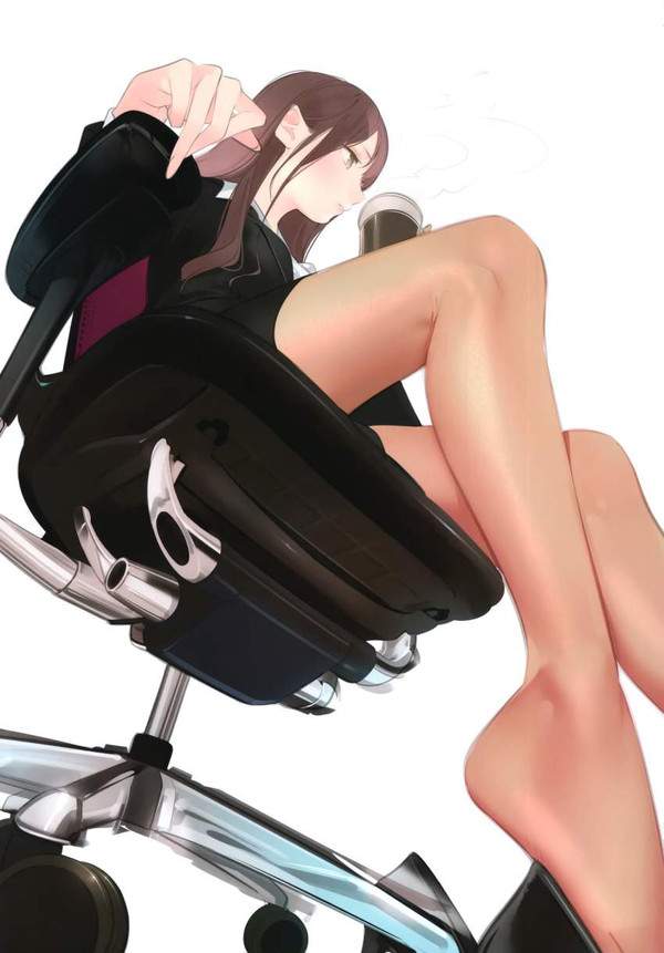 【ストッキングの日】ベージュのストッキングを履いた女子達の二次エロ画像【2枚目】