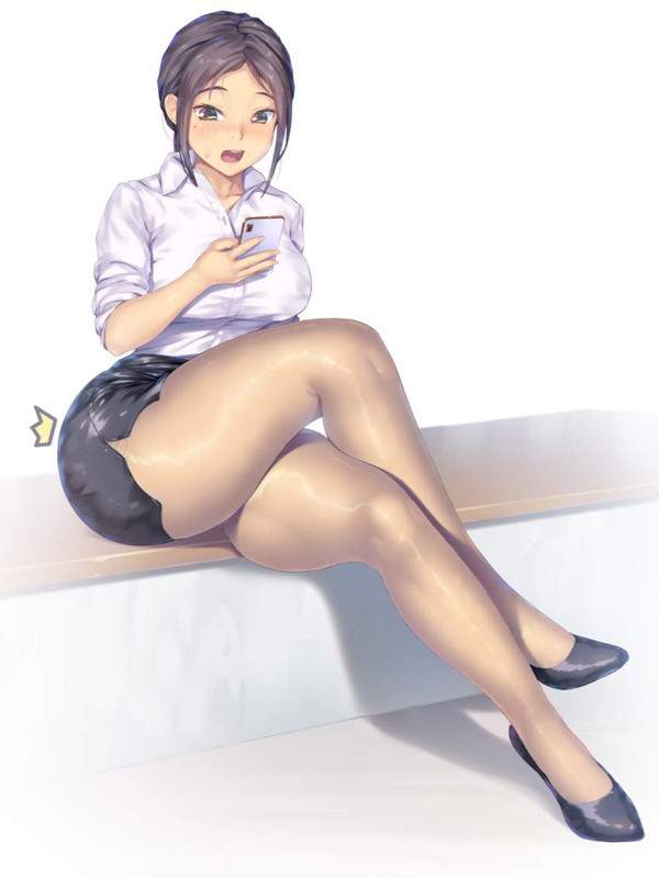 【ストッキングの日】ベージュのストッキングを履いた女子達の二次エロ画像【17枚目】