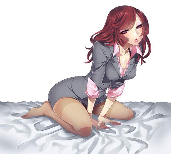 【ストッキングの日】ベージュのストッキングを履いた女子達の二次エロ画像【19枚目】