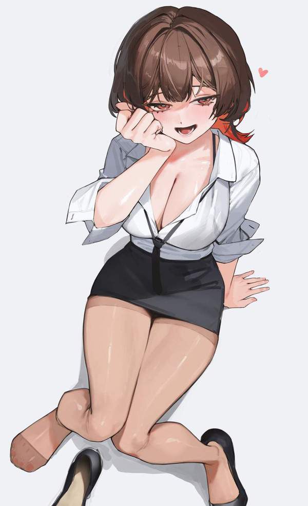 【ストッキングの日】ベージュのストッキングを履いた女子達の二次エロ画像【20枚目】