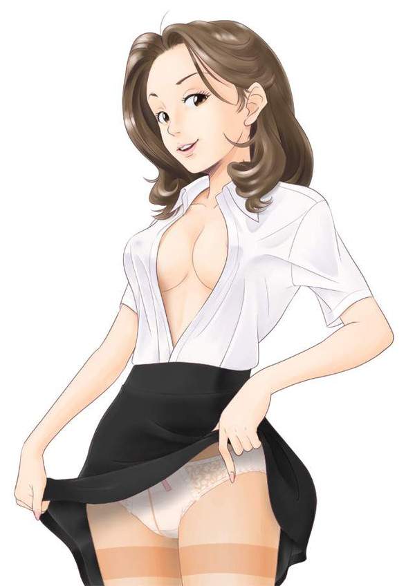 【ストッキングの日】ベージュのストッキングを履いた女子達の二次エロ画像【22枚目】