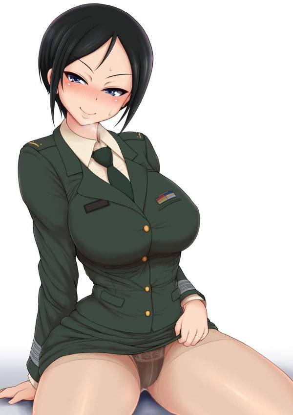 【ストッキングの日】ベージュのストッキングを履いた女子達の二次エロ画像【24枚目】
