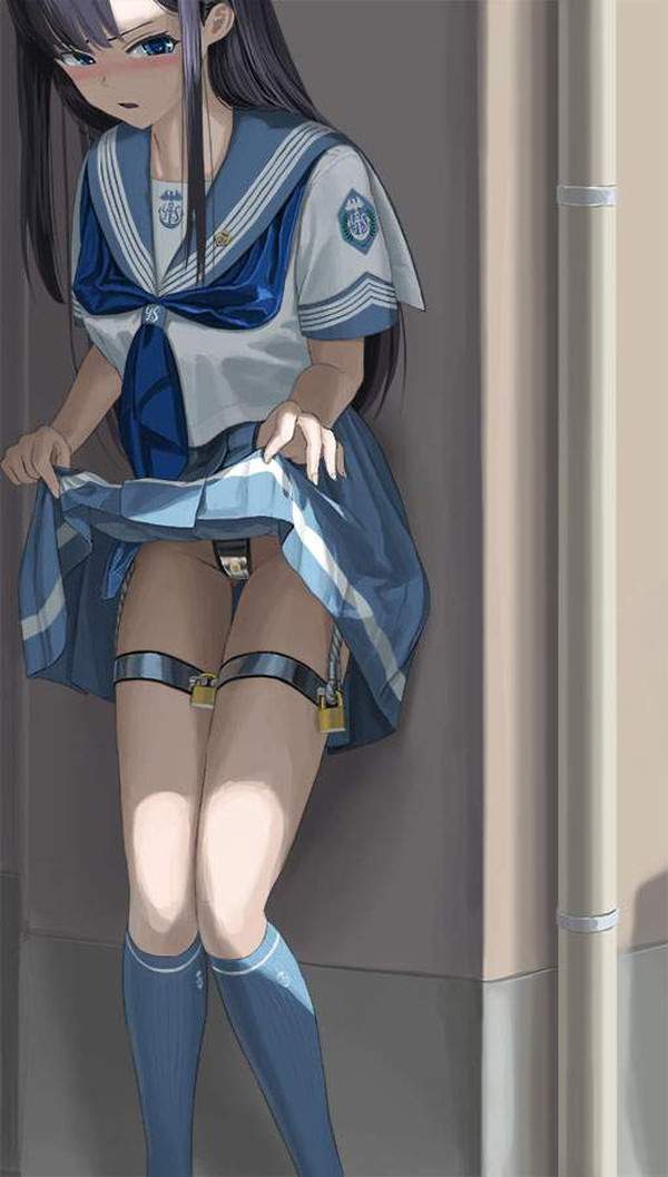【性交禁忌の日】まんこ臭そうな貞操帯女子達の二次エロ画像【27枚目】