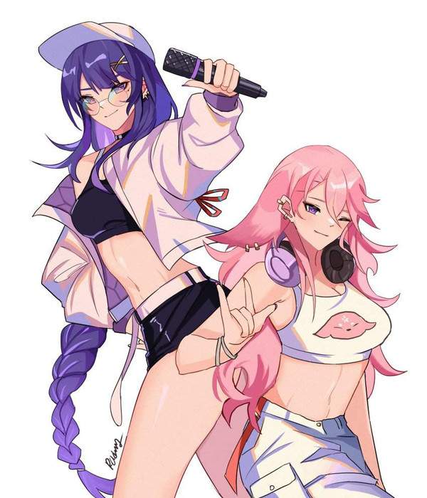 【「子どもたちに言葉のシャワーを」の日】ラップやってそうな女子達のR指定な二次エロ画像【35枚目】