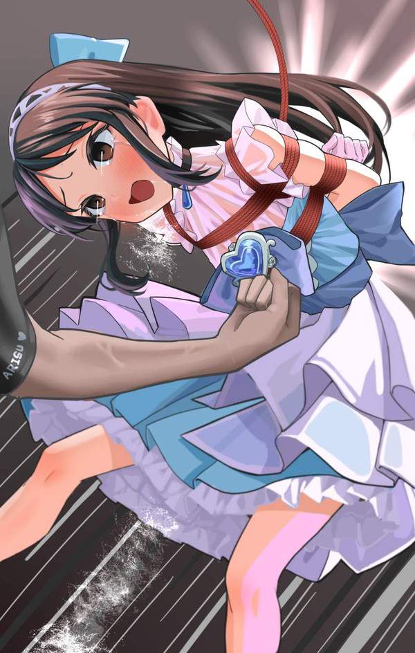 【ボクシングの日】拘束状態で腹パンされるサンドバッグ系女子達の二次エロ画像【6枚目】
