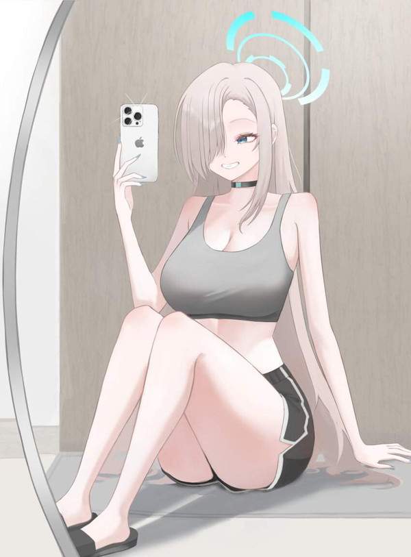 【セレブ】IPhone Proで自撮りしてる女子達の二次エロ画像【24枚目】