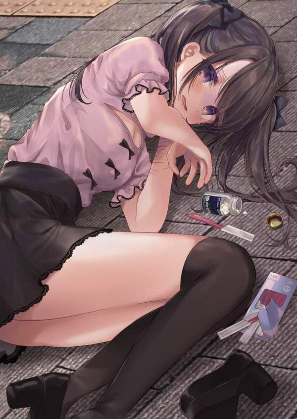 【愛は、かなりイタイ】メンヘラ女子の二次エロ画像【8枚目】