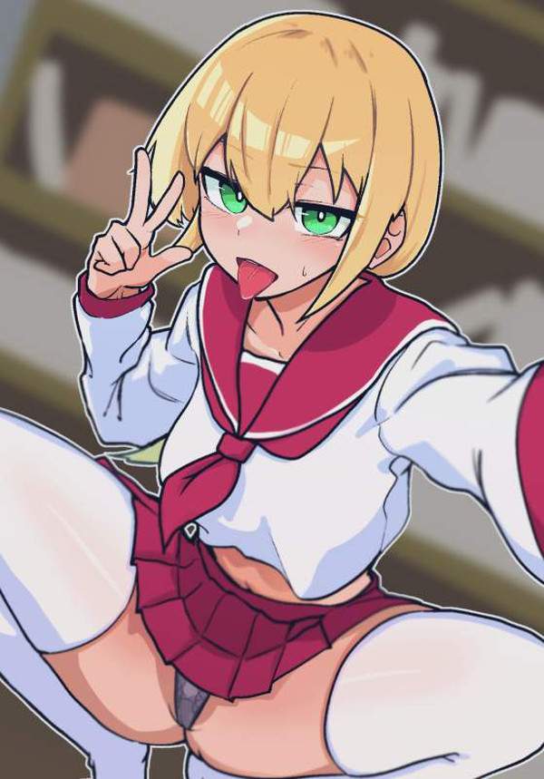 【ラッキーゾーンの日】座りパンチラの二次エロ画像【26枚目】