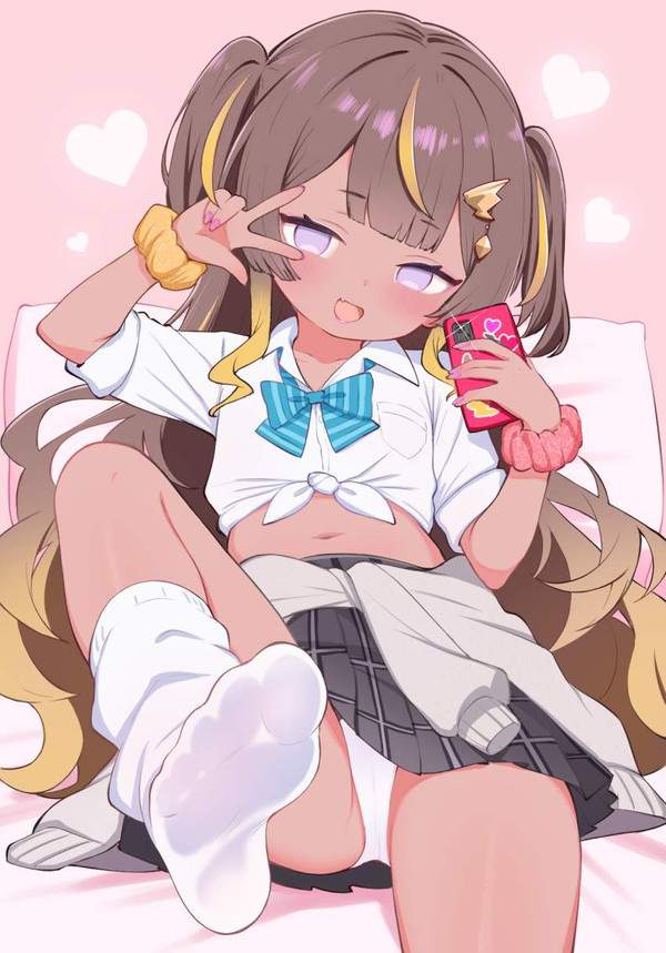 【ラッキーゾーンの日】座りパンチラの二次エロ画像【37枚目】