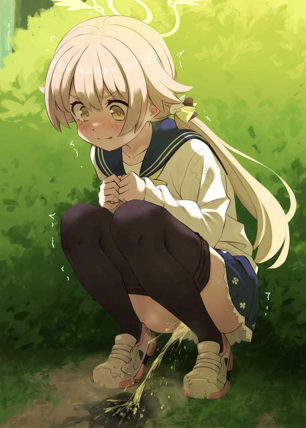 【四谷の路地裏あるある】野ションしてる女子高生の二次エロ画像【11枚目】