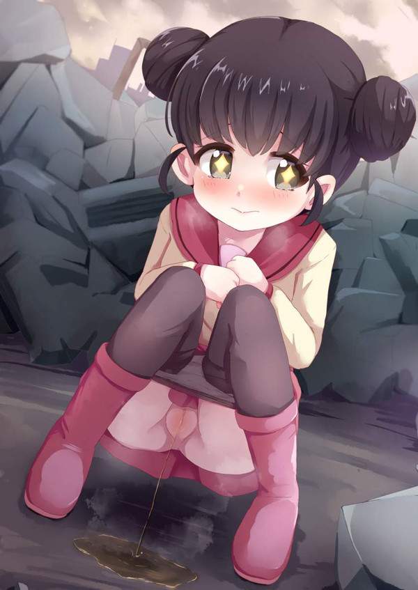 【四谷の路地裏あるある】野ションしてる女子高生の二次エロ画像【13枚目】