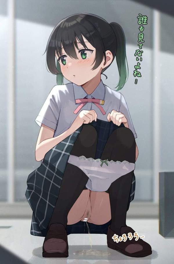 【四谷の路地裏あるある】野ションしてる女子高生の二次エロ画像【17枚目】