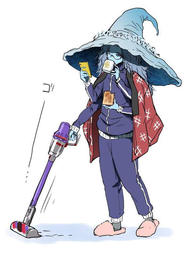 【ごみゼロの日・お掃除の日・掃除機の日】掃除機かけてる女子の二次エロ画像【23枚目】