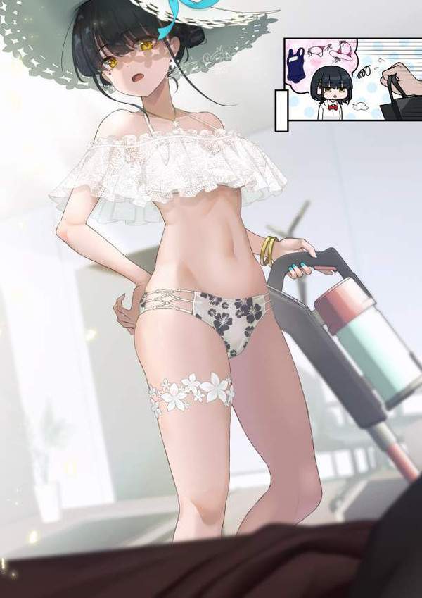 【ごみゼロの日・お掃除の日・掃除機の日】掃除機かけてる女子の二次エロ画像【29枚目】