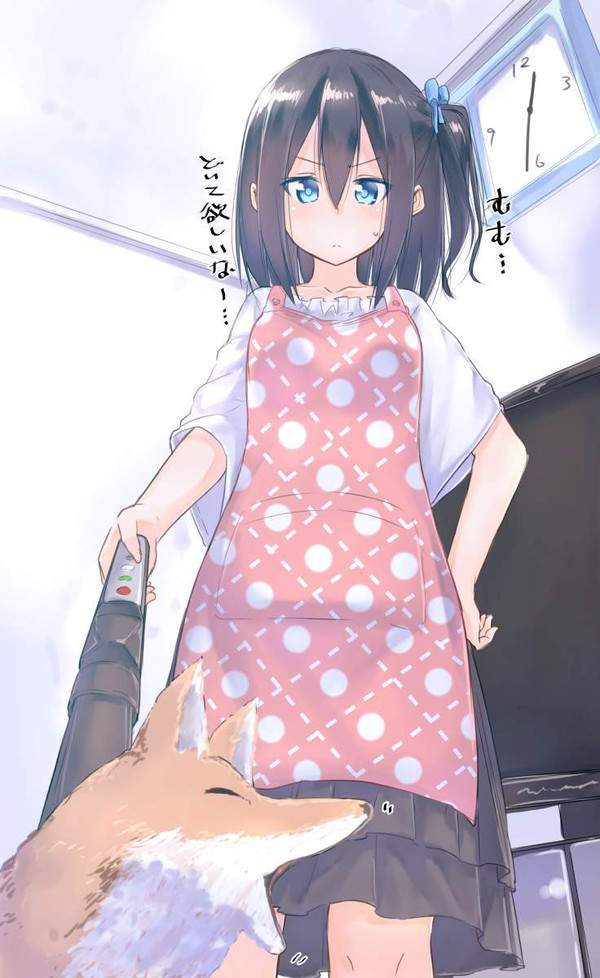 【ごみゼロの日・お掃除の日・掃除機の日】掃除機かけてる女子の二次エロ画像【37枚目】