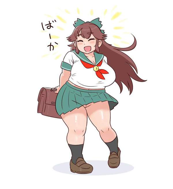 【青春無駄にしそう】ぽっちゃりＪＫの二次エロ画像【13枚目】