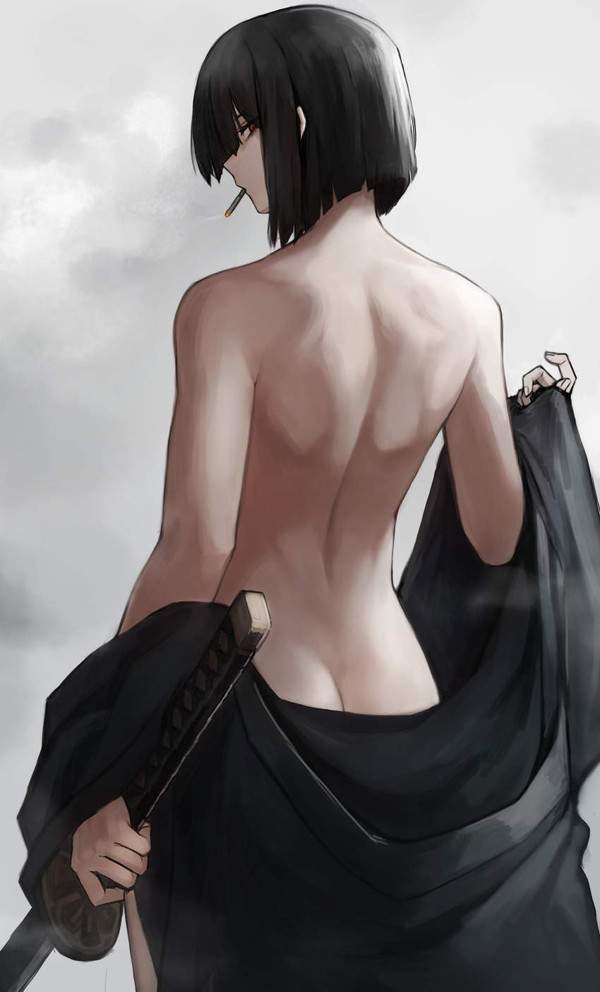 【世界禁煙デー】裸でタバコ吸う女子達の二次エロ画像【7枚目】