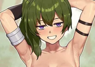 【みどりの日】「緑髪女子のマン毛はなに色だーっ!!」の二次エロ画像