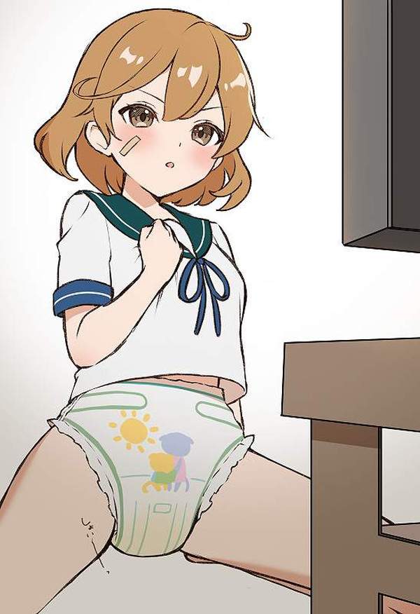 【おむつの日】オムツにたっぷりションベンしてる女子達の二次エロ画像【17枚目】