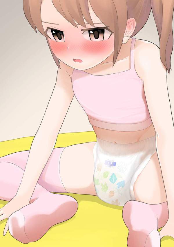 【おむつの日】オムツにたっぷりションベンしてる女子達の二次エロ画像【23枚目】
