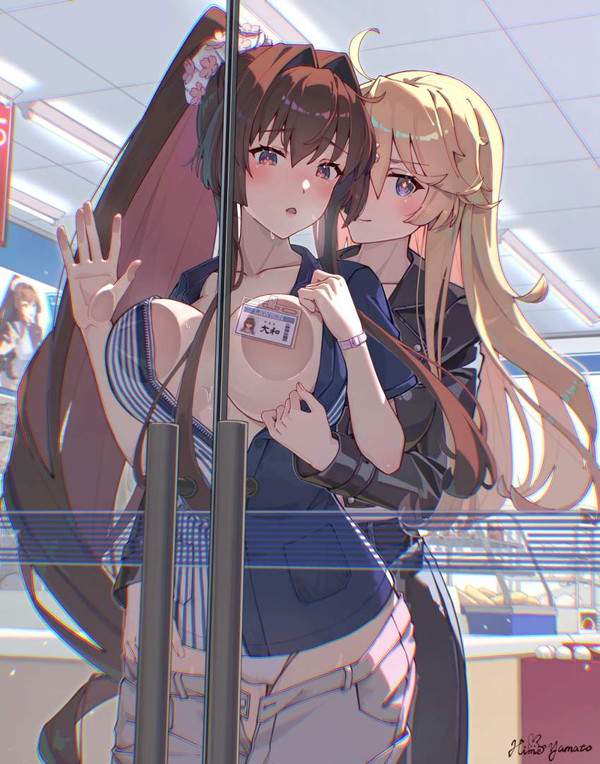 【ローソンの日】主におっぱいが盛り過ぎなローソン店員の二次エロ画像【11枚目】