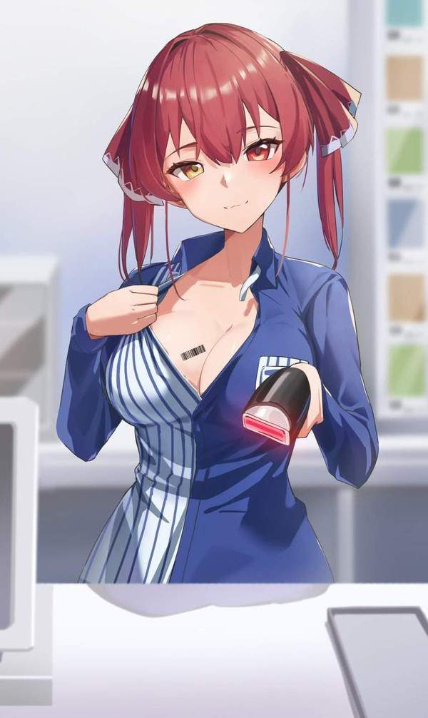 【ローソンの日】主におっぱいが盛り過ぎなローソン店員の二次エロ画像【26枚目】