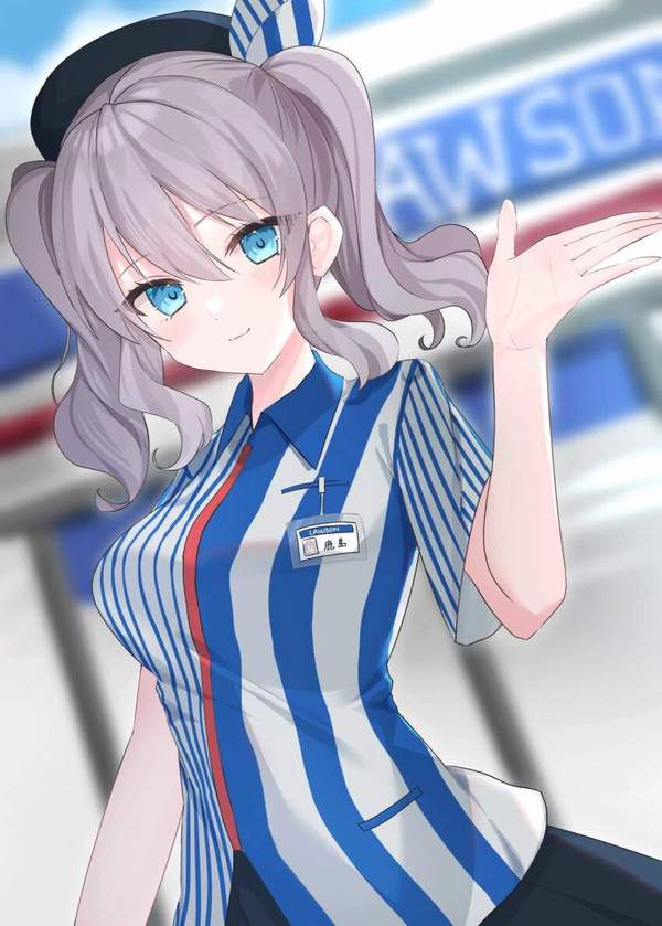 【ローソンの日】主におっぱいが盛り過ぎなローソン店員の二次エロ画像【32枚目】
