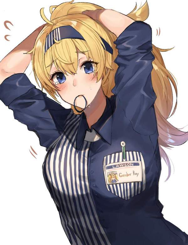 【ローソンの日】主におっぱいが盛り過ぎなローソン店員の二次エロ画像【38枚目】