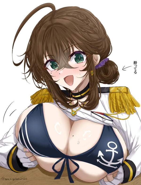 【いいの！？】パイズリしてくれそうな女子達の二次エロ画像【6枚目】