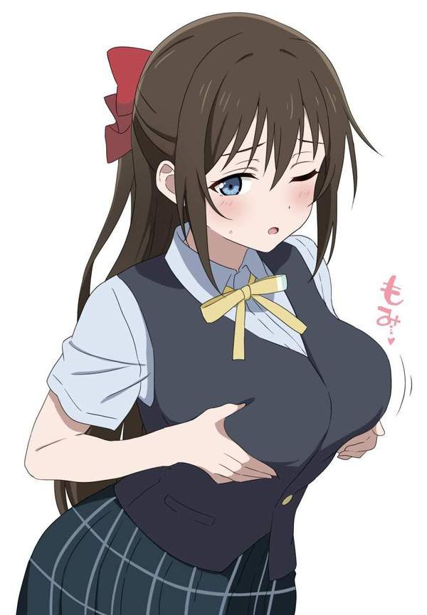 【いいの！？】パイズリしてくれそうな女子達の二次エロ画像【12枚目】