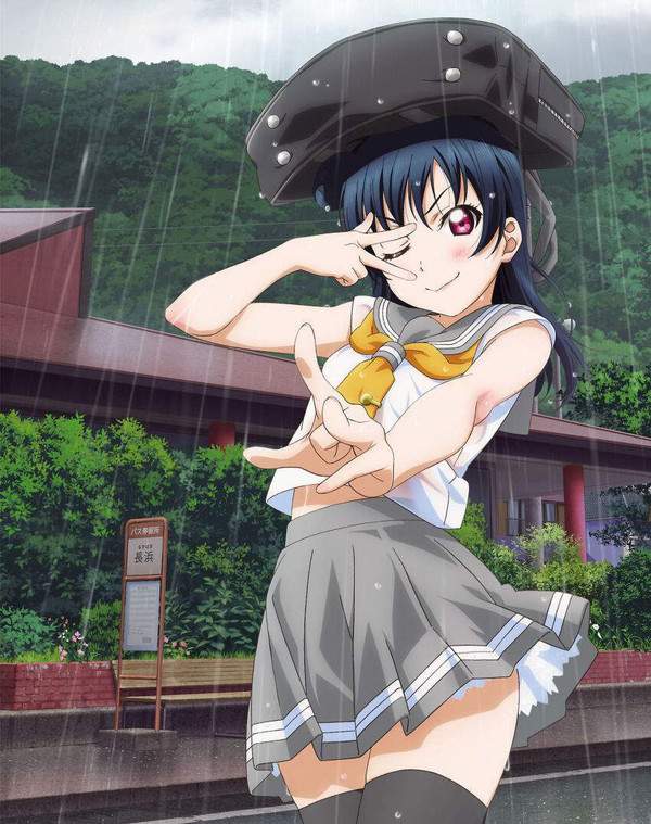 【禁忌】雨が踊るバスストップの二次エロ画像【17枚目】