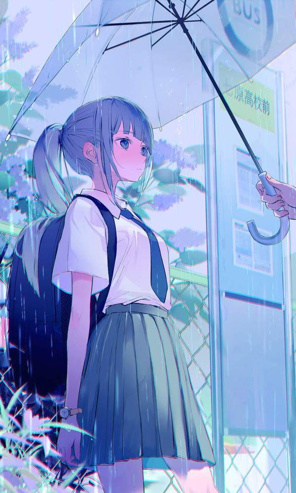 【禁忌】雨が踊るバスストップの二次エロ画像【21枚目】