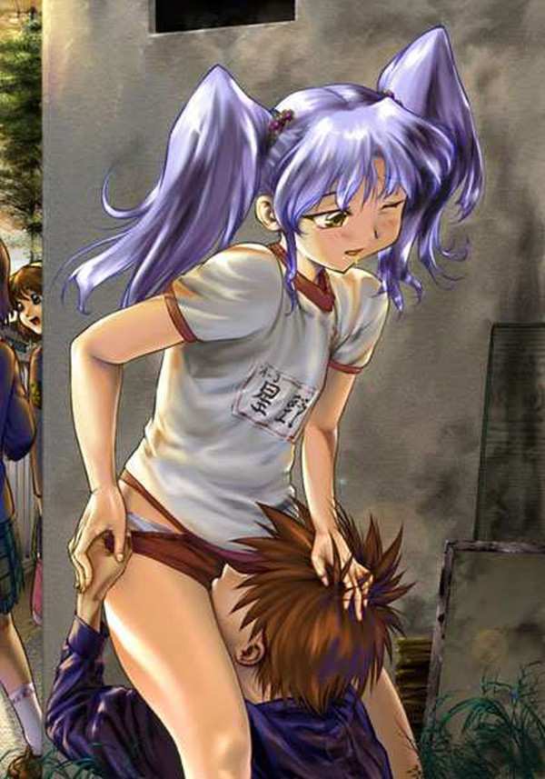【美味しい服すね】パンティーしゃぶってる二次エロ画像【30枚目】