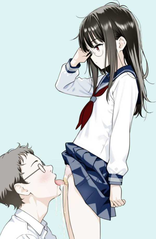 【美味しい服すね】パンティーしゃぶってる二次エロ画像【35枚目】