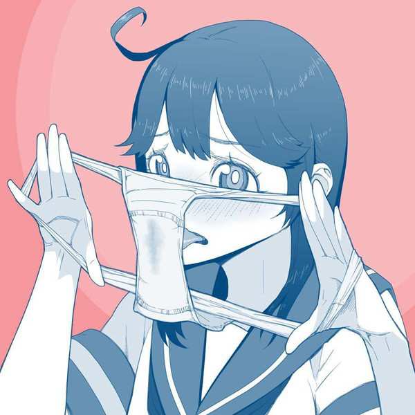 【美味しい服すね】パンティーしゃぶってる二次エロ画像【39枚目】