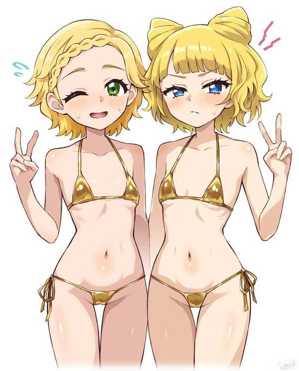 【20年前の思い出】マイクロビキニロリ娘達の二次エロ画像【26枚目】