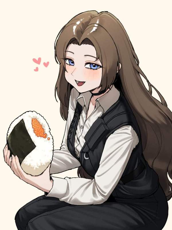 【おにぎりの日】美味しそうにおにぎり頬張る女子達の二次エロ画像【13枚目】