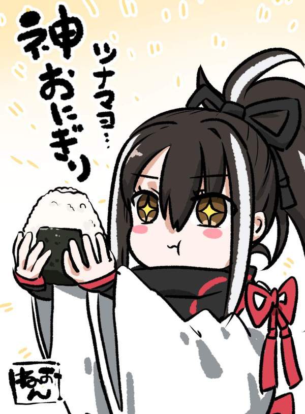 【おにぎりの日】美味しそうにおにぎり頬張る女子達の二次エロ画像【18枚目】