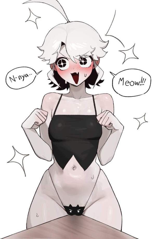 【Do You Want To Pet My Cat?】恥丘にネコの絵描いてる女子達の二次エロ画像【12枚目】
