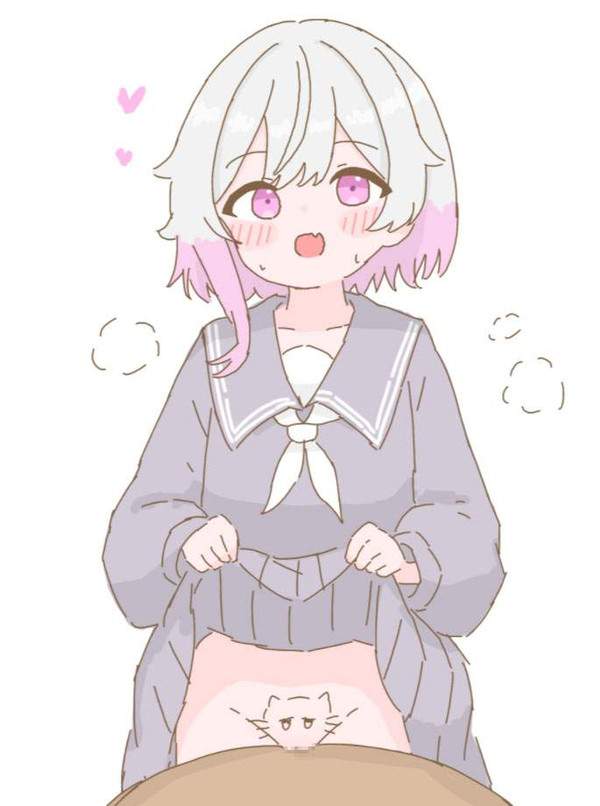 【Do You Want To Pet My Cat?】恥丘にネコの絵描いてる女子達の二次エロ画像【37枚目】