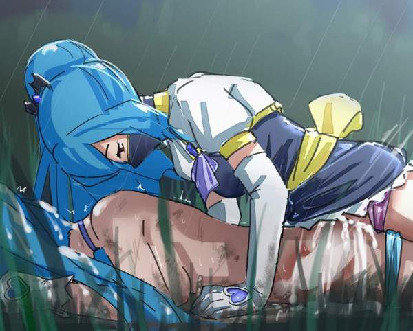 【雨音に悲鳴はかき消され】雨の日にレイプされてる二次エロ画像【16枚目】