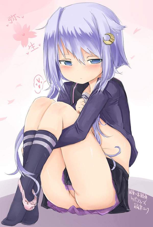 【ノーパン!ノーパン!】パンツ履いてないのに体育座りしてる女子達の二次エロ画像【6枚目】