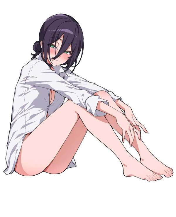 【ノーパン!ノーパン!】パンツ履いてないのに体育座りしてる女子達の二次エロ画像【12枚目】