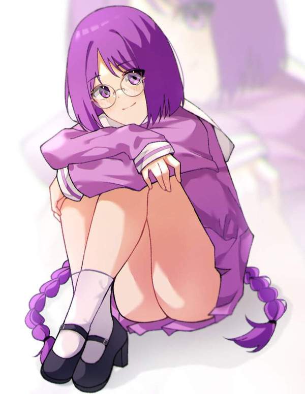 【ノーパン!ノーパン!】パンツ履いてないのに体育座りしてる女子達の二次エロ画像【20枚目】