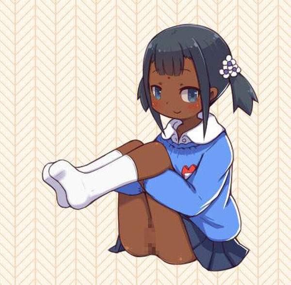 【ノーパン!ノーパン!】パンツ履いてないのに体育座りしてる女子達の二次エロ画像【31枚目】
