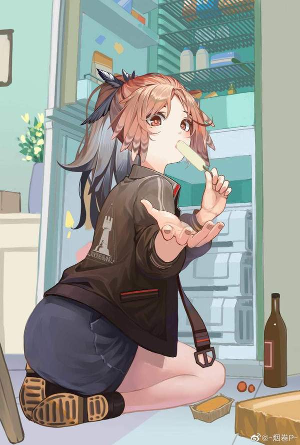 【冷蔵庫の日】冷蔵庫漁る女子達の二次エロ画像【15枚目】