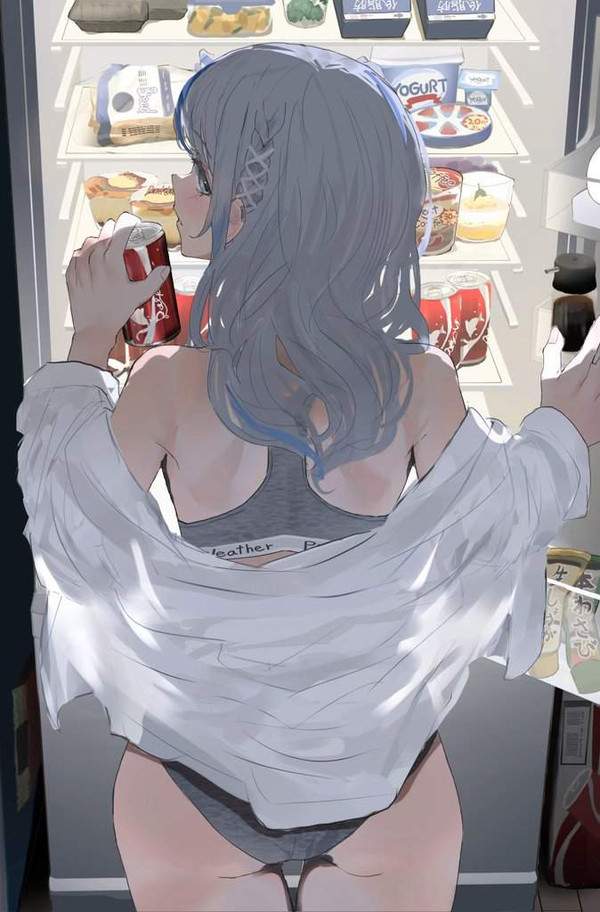 【冷蔵庫の日】冷蔵庫漁る女子達の二次エロ画像【30枚目】