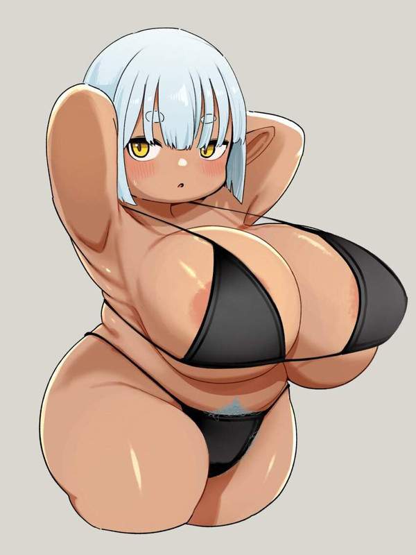 【説明不要】巨乳は乳輪もデカいのが良くわかるハミ乳輪の二次エロ画像【20枚目】