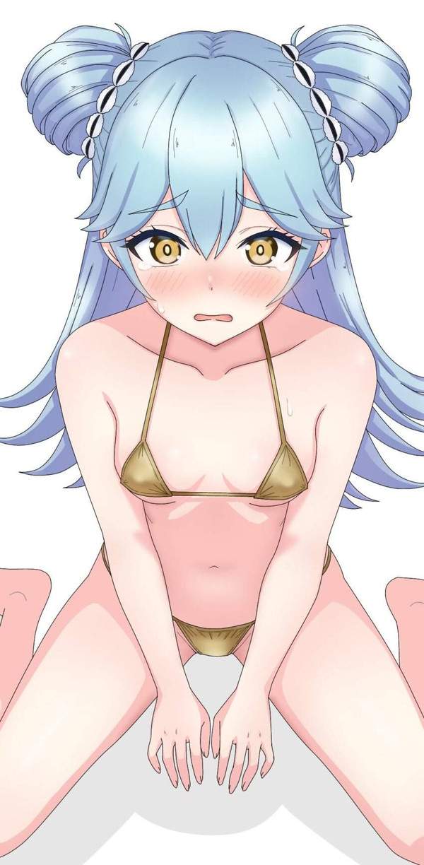 【零細・中小企業デー】貧乳マイクロビキニの二次エロ画像【11枚目】