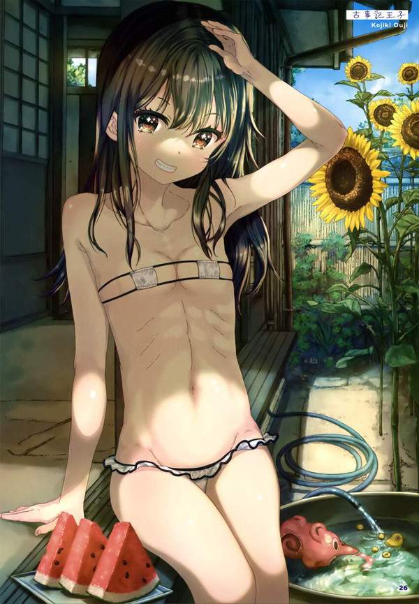 【零細・中小企業デー】貧乳マイクロビキニの二次エロ画像【31枚目】